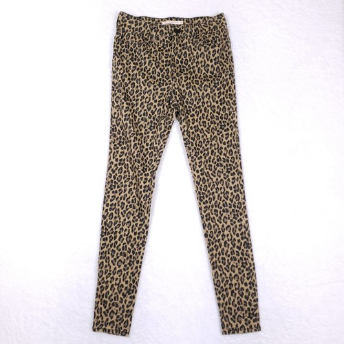 Levis 720 Jeans High Rise Super Skinny Leopard Print Size 28 Tan Animal - Picture 2 of 12