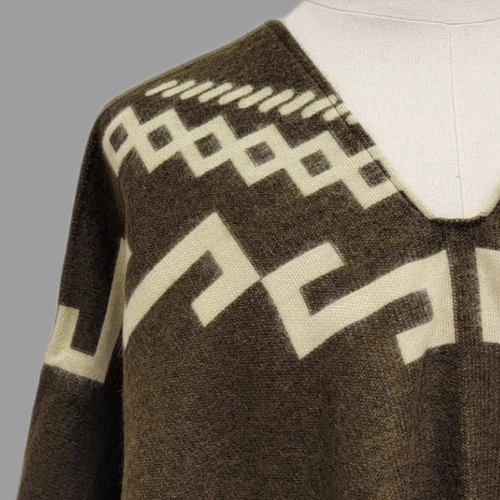 Clint Eastwood Poncho | replica | alpaca wool poncho | handmade wool man poncho image 2