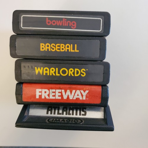 Vintage Atari Spiel 5 Stück Bowling 23 Warlords Freeway Atlantis 1082 - Bild 8 von 9