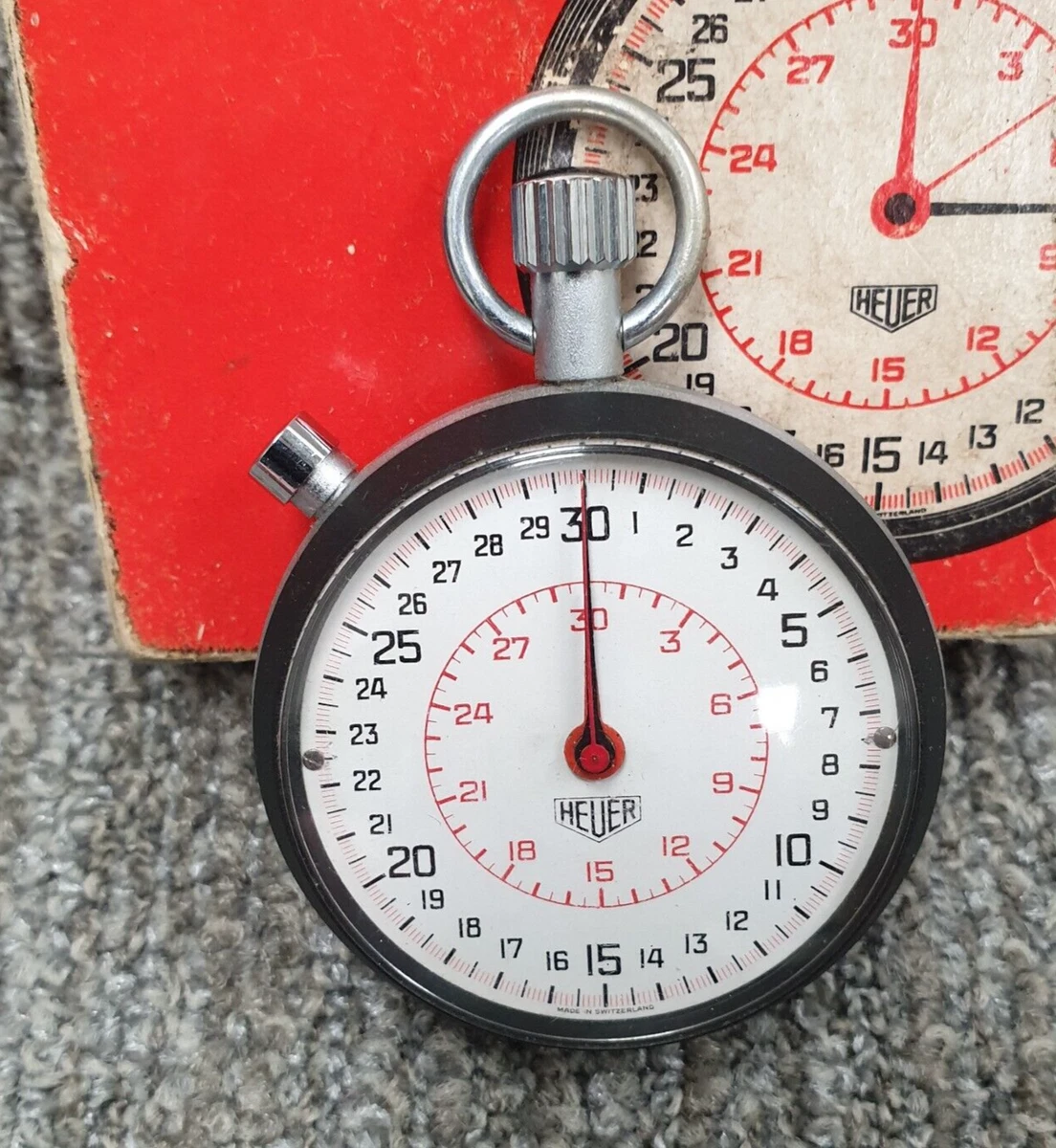 Heuer Leonidas TAG Stopwatch Vintage Rare Serial Number 39631