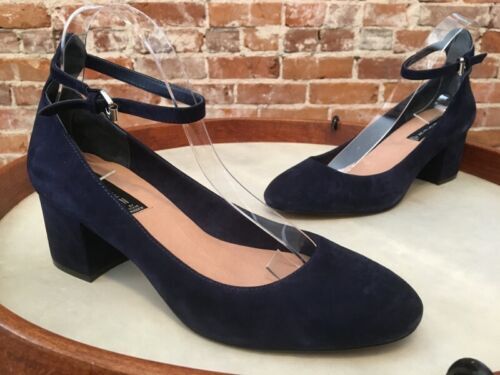 Steve Madden Imina Ankle Strap Sandal, Women's Size Black Suede