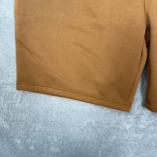 Carhartt Shorts Men XL Brown Fleece Midweight Relaxed Drawstring Pocket - Picture 5 of 20