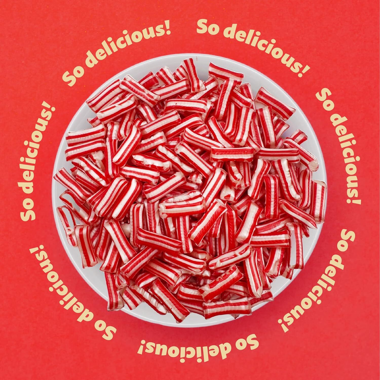 Peppermint Straws OldFashioned Hard Candy, 2Pound Pack eBay