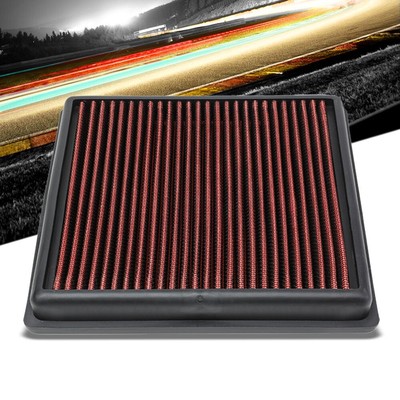 Red High Flow Performance Drop-In Panel Air Filter For 14-17 VW Sportvan L4