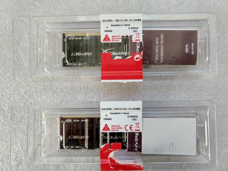 Kingston HyperX Impact 8GB Kit (2x4GB) 1600MHz DDR3L CL9 SODIMM 1.35V Memory - Image 3 of 3