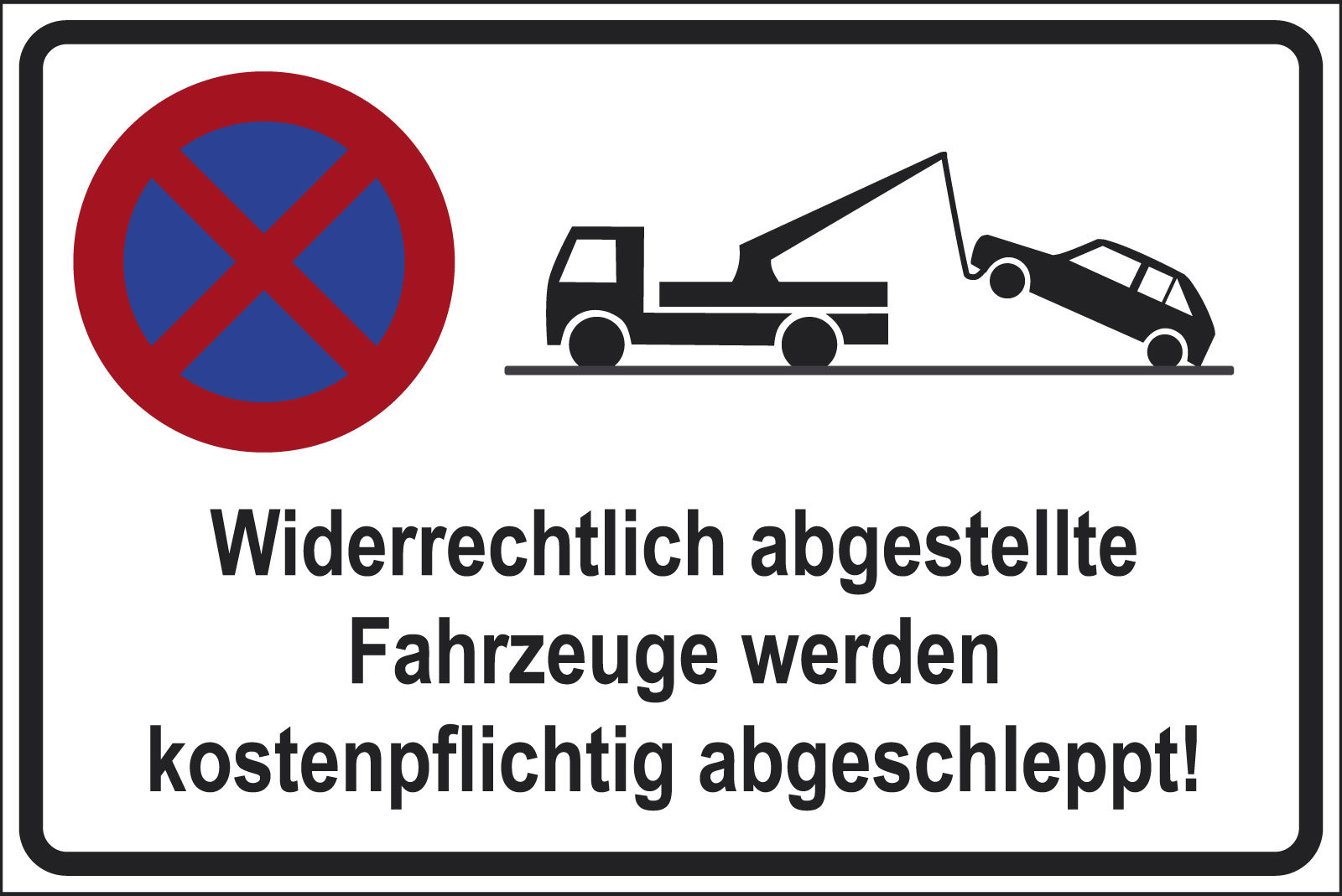 Parkverbot Parken Verboten Parkplatz Schilder Parkverbotsschild 60 Varianten ? E - Foto 2