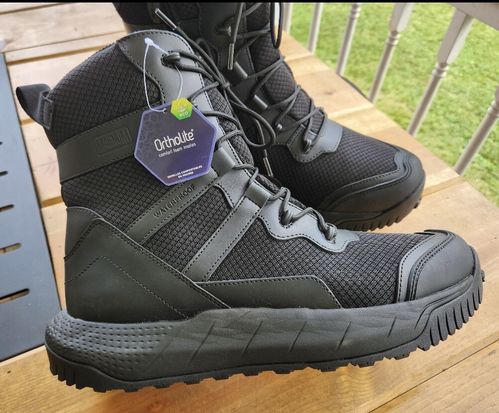 NEW Magnum Blackhawk 8in Tactical Boot, Size 13, Black | eBay