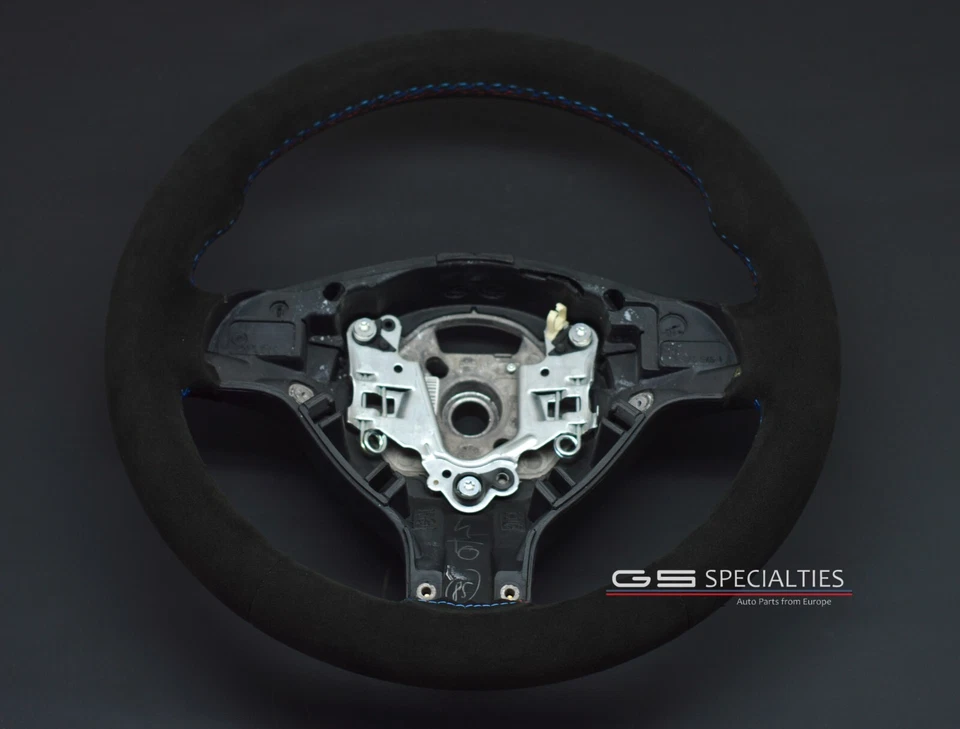 Volante BMW E39 M5 E46 M3 Technic preto CAMURÇA/ALCANTARA - Imagem 3 de 4