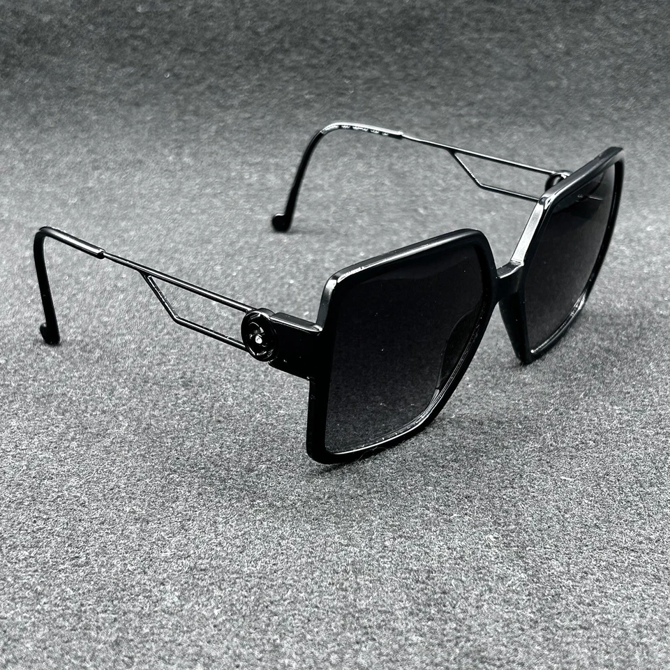 LIU JO LJ763SR 001 超大太阳镜黑色 58-16-140 渐变二手状况完好 — 第 4/4 张图片