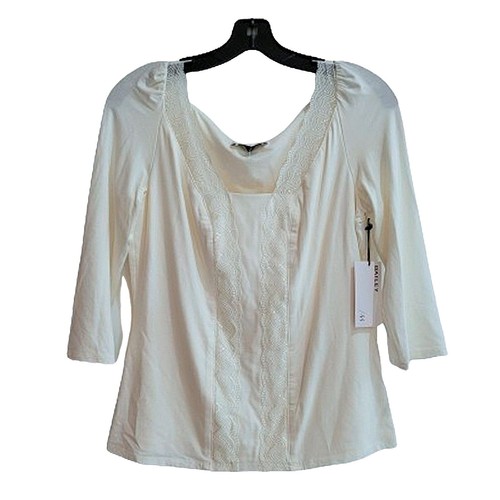 Hussein Chalayan Sz 44 White Cotton Puffer Sleeve Button Front