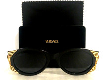 Versace Black with Gold Madusa Shades Chunky