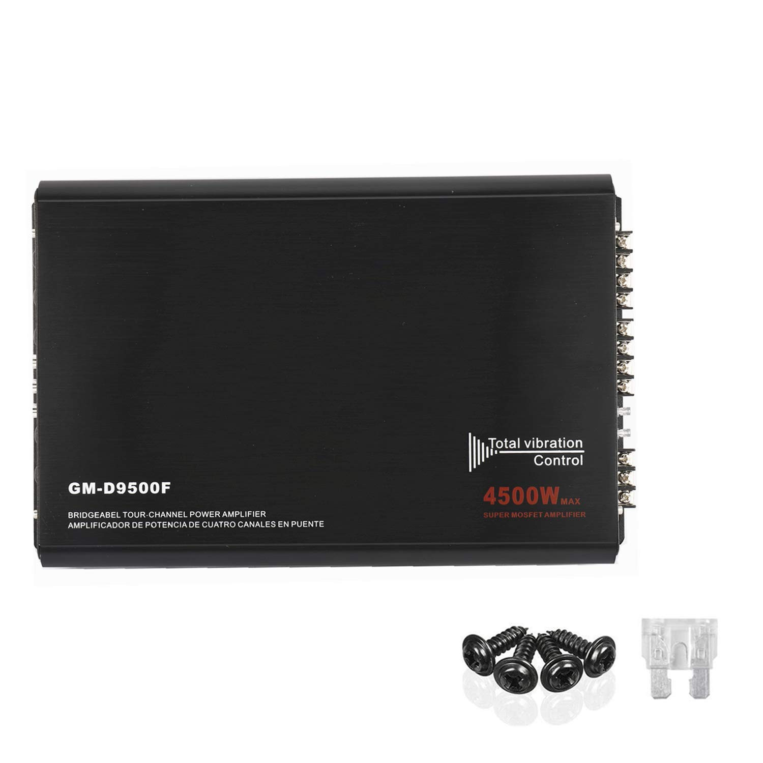 Amplificador Para Auto 4 Canales 4500W Watts Potente De Audio Estereo Para Carro
