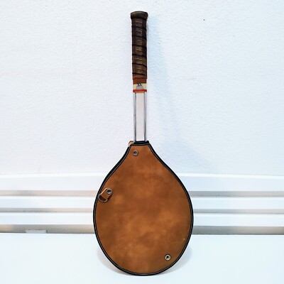 Raquette de tennis Garcia X-15 en métal vintage des années
