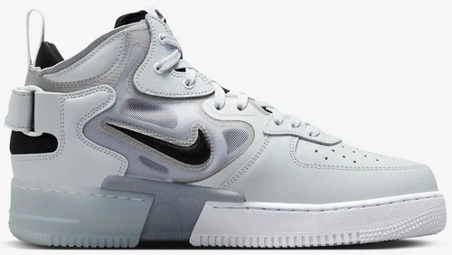 Nike Air Force 1 React Mid Pure Platinum Wolf Grey