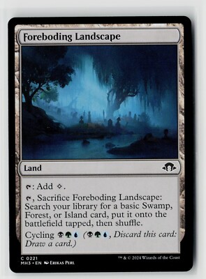 MTG Modern Horizons 3 Foreboding Landscape x4 NM Common