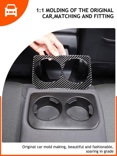 Rear Cup Holder Mat Decor Sticker Trim Decals For Subaru Crosstrek 2024+ - Picture 19 of 24