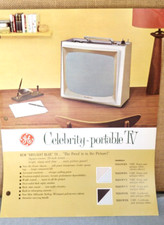 1958  GE Celebrity Potable TV Television - Pr...