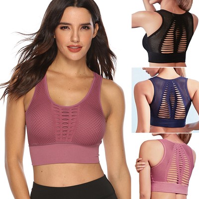 racerback crop top bra