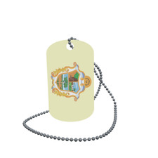 Dog Tag Flag Manaus Brazil Dog Tag Aluminium 30 x 50mm