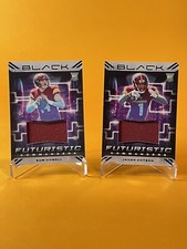 2-Lot Sam Howell/Jahan Dotson 2022 Black Futuristic SSP /125 Patch Rookie Cards