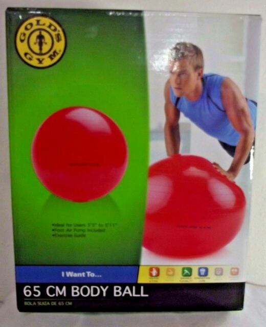 gold's gym exercise ball