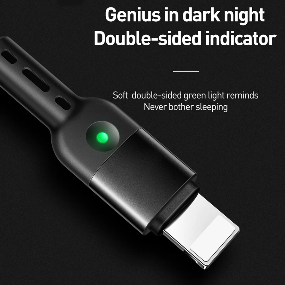 Fast Charge USB Cable Spring Coiled Cord For iPhone 14 13 12 11 X 8 7 Pro Max - Image 3 of 4