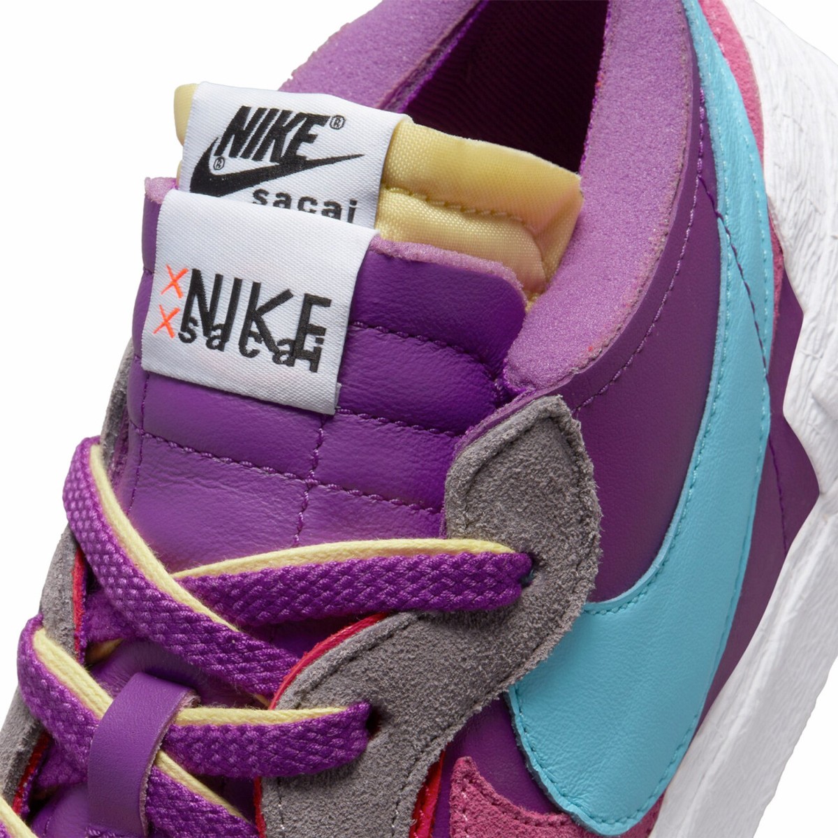 さくさく様 sacai x KAWS Blazer Low 'Purple Dusk' (DM7901-500) Release