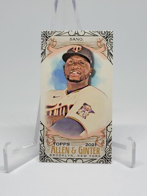 2021 Topps Allen & Ginter Mini Black Frame Miguel Sano #173 Minnesota Twins F2F