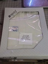 FARIBO Wool Blend Afghan Throw Blanket Off White New in box - 60 Wool - USA