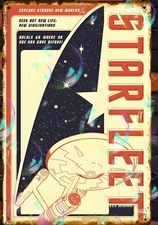 Starfleet Vintage Metal Aluminum Sign, 8x12 inches,Water-proof & Dust-proof new