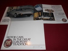 1980 Fiat Brochure Spider 2000 X19 Brava Strada 16 Page 80 Fiat Sales Catalog