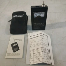 ALNOR 9850 Thermo-Anemometer Air Velocity Meter Indicating Equipment W/extras
