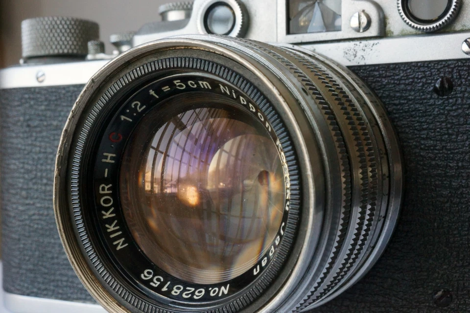 Объектив и чехол Nicca IIIa с Nippon Kogaku Nikkor-H. C 5 см f2 в хорошем рабочем состоянии - Изображение 3 из 4