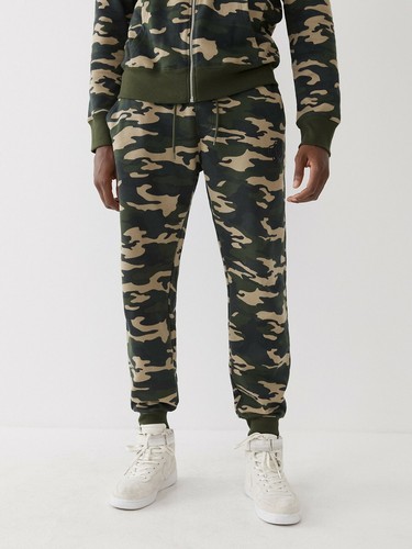 True Religion Classic Core Jogger Del Chándal Camuflaje Verde Oscuro 105622  XL | eBay