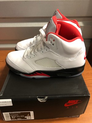 jordan 5 fire red ebay