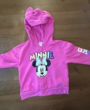 Baby Gap Disney Minnie Mouse Pink Hoodie Jacket Girls 4T