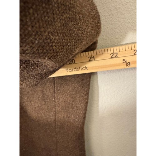 Le Collezioni Structure Y2K Vintage Men’s Brown Wool Blend Blazer Size Small NWT - Picture 15 of 20