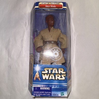 Star Wars: Episode II Attack of the Clones Mace Windu 12'' Action Figure NIP MISB