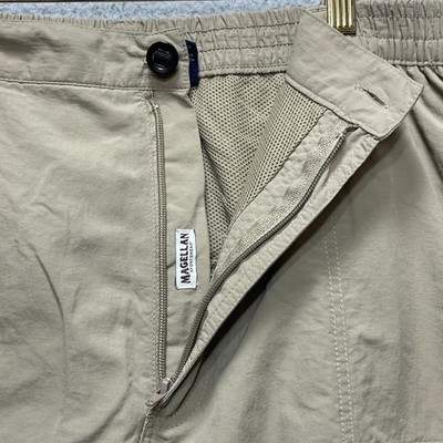 Pantalon Convertible Magellan Homme Taille L Gris – Randonnée Pêche, Cargo Zip-off