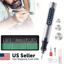 Cordless Electric Mini Drill Grinder Engraving Pen Variable Speed Rotary Tool US