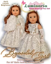 18" Doll Clothes Pattern American Girl Dress Holiday Princess Gala Nutcracker