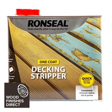 Ronseal Decking Stripper - 2.5L - Removes Stains & Oils - Works in 30 Minutes