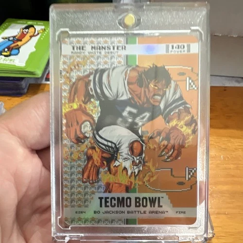 Tecmo Bowl Bo Jackson Battle Arena The Manster #EZ64 Randy White 140 Power 140