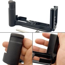 For Fujifilm X-A3 X-A5 Handmade Wooden handle Grip L Plate Alloy Base