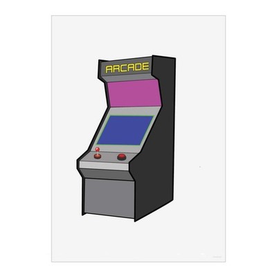 'Arcade Video Game' Wall Art Poster Prints (PP058227)