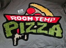 Room Temp Pizza TMNT Ninja Turtles Logo Rug SUPDEF WASTELAND KOOKS WRMFZY FUD