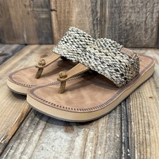 FLOJOS WOMENS US SIZE 6 SANDALS GRACIA TAN MULTI