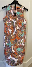 Nine West Perfect summer dress  size 6 multi colors and fully lined.