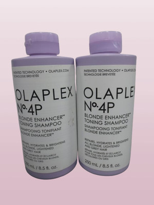 Olaplex No.4P Blonde Enhancer Toning Purple Shampoo 8.5 oz 2pcs