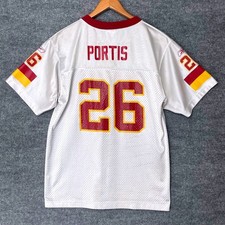 Clinton Portis Washington Redskins Jersey Youth XL White 26 NFL Football Reebok